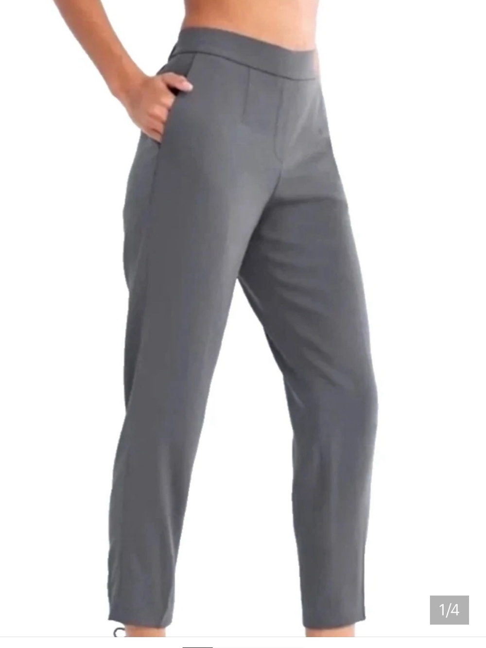 Aritzia Babaton Conan Pant Pewter Grey